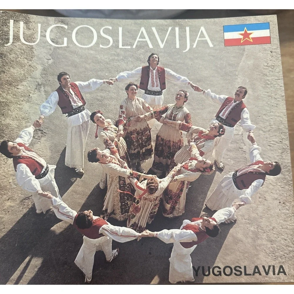 Genuine Vintage Yugoslavia Tourist Travel Booklet Leaflets Map 1979